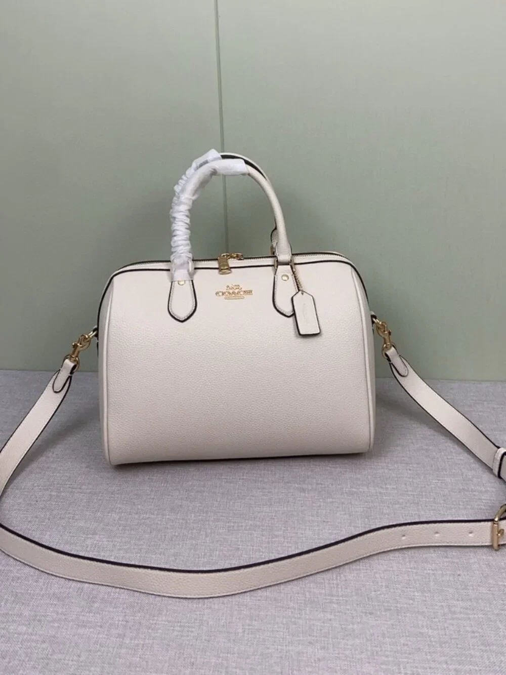 Coach Rowan Large Satchel Bag Leather CV960